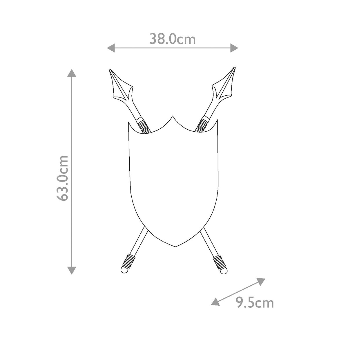 Elstead Crusader Bronze Wall Light
