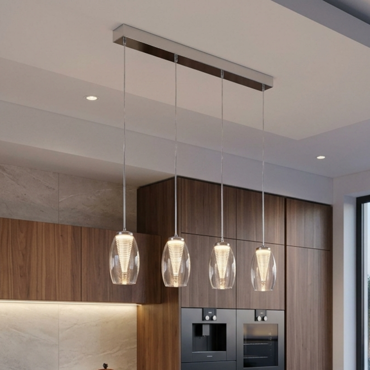 Cyclone 4 Light LED Bar Kitchen Ceiling Light