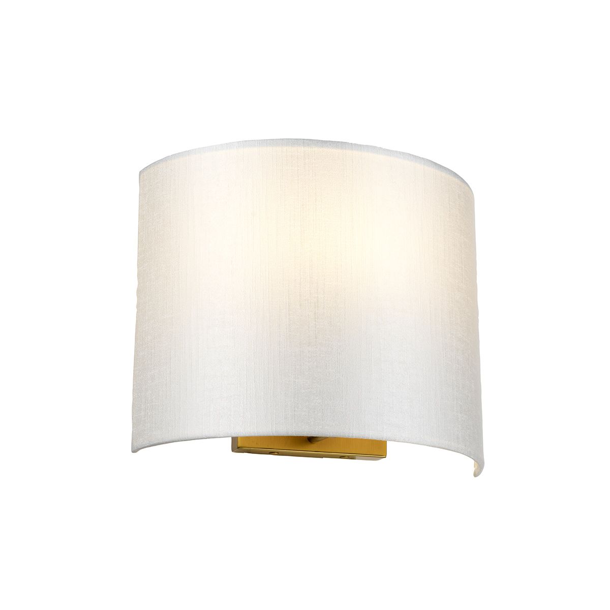 Cooper Medium Curved Wall Light with Aged Brass Back Plate-warehouse-clearance-020426