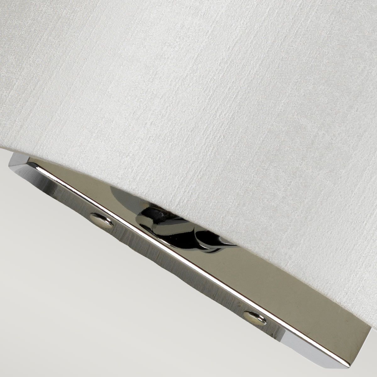 Cooper Small Curved Wall Light with Polished Chrome Back Plate