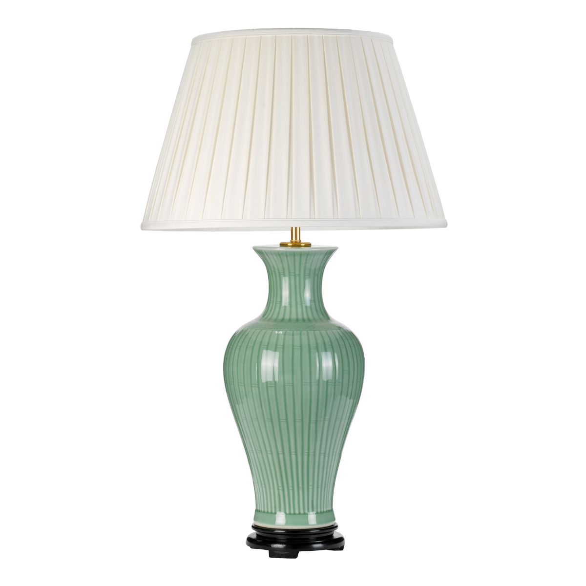 Dalian 1 Light Ceramic Table Lamp with Tall Empire Shade