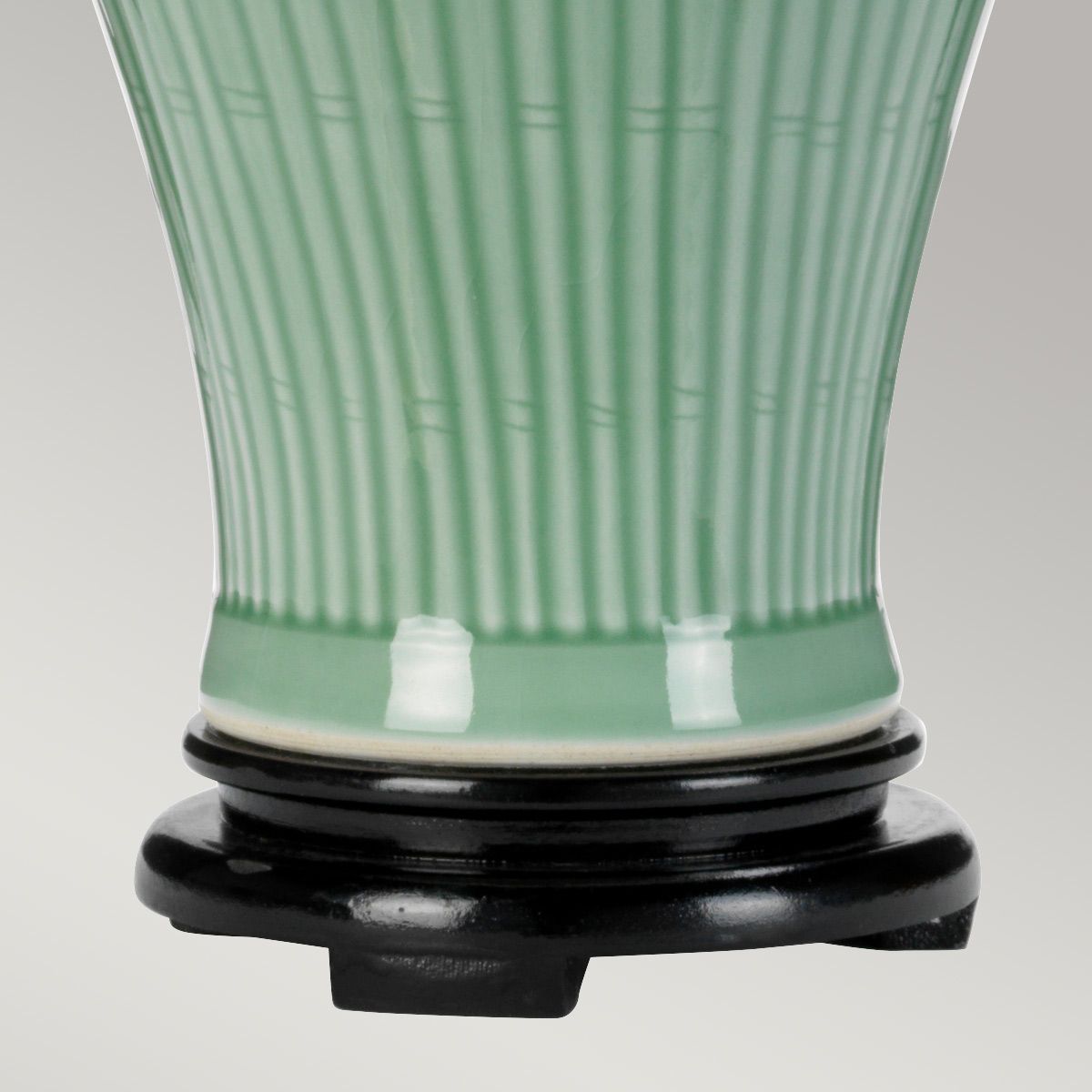 Dalian 1 Light Ceramic Table Lamp with Tall Empire Shade