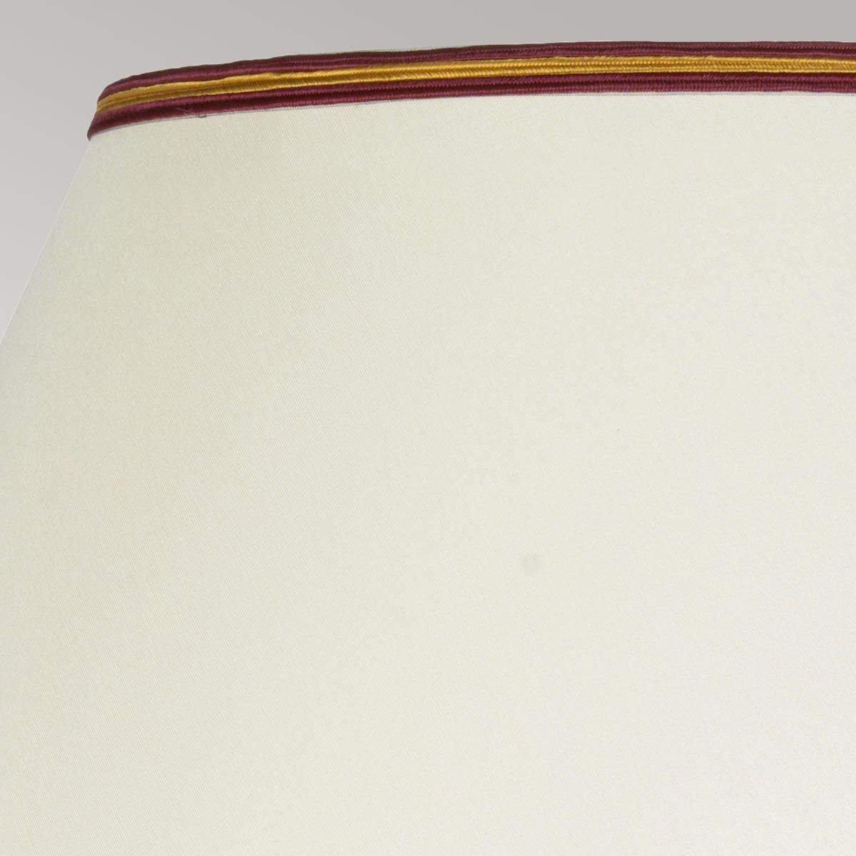 Majin Oxblood Red Ceramic Table Lamp with Polycotton shade