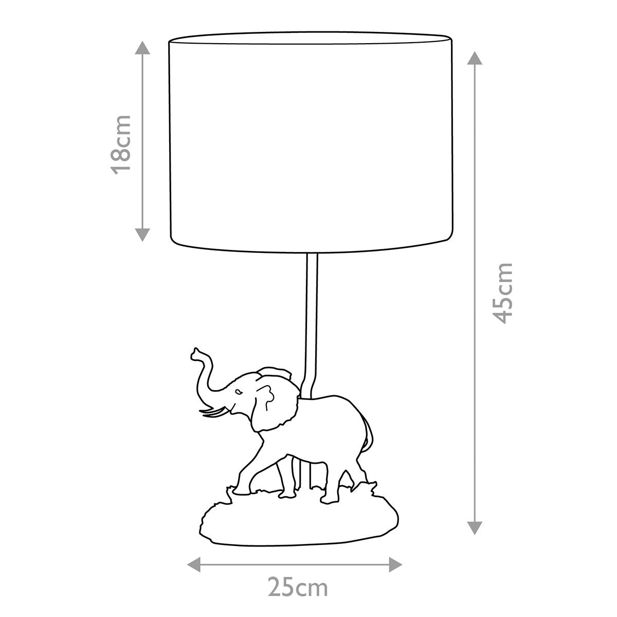 Sabi 1 Light Bronze Table Lamp With Natural Oval Shade