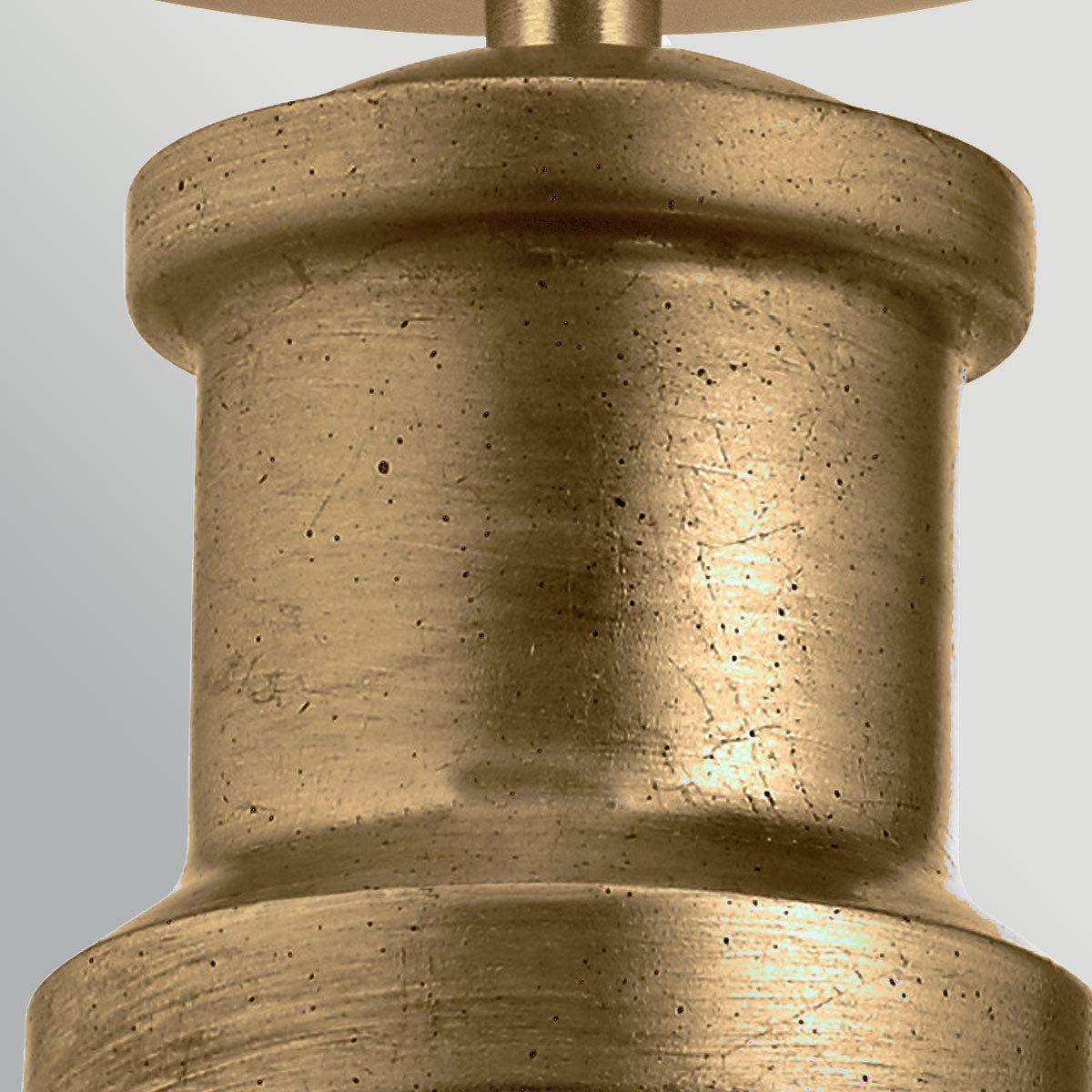 Notting Hill Brass Duo-Mount Pendant - Blown Clear Glass Shade
