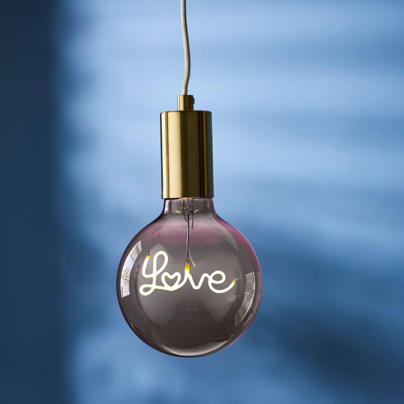 Love Down E27 Smoked Tinted 2w LED Filament Light Bulb - 120mm