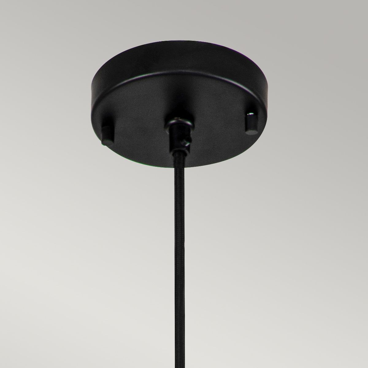 Etoile Matte Black and Gold Leaf Medium Ceiling Pendant Light