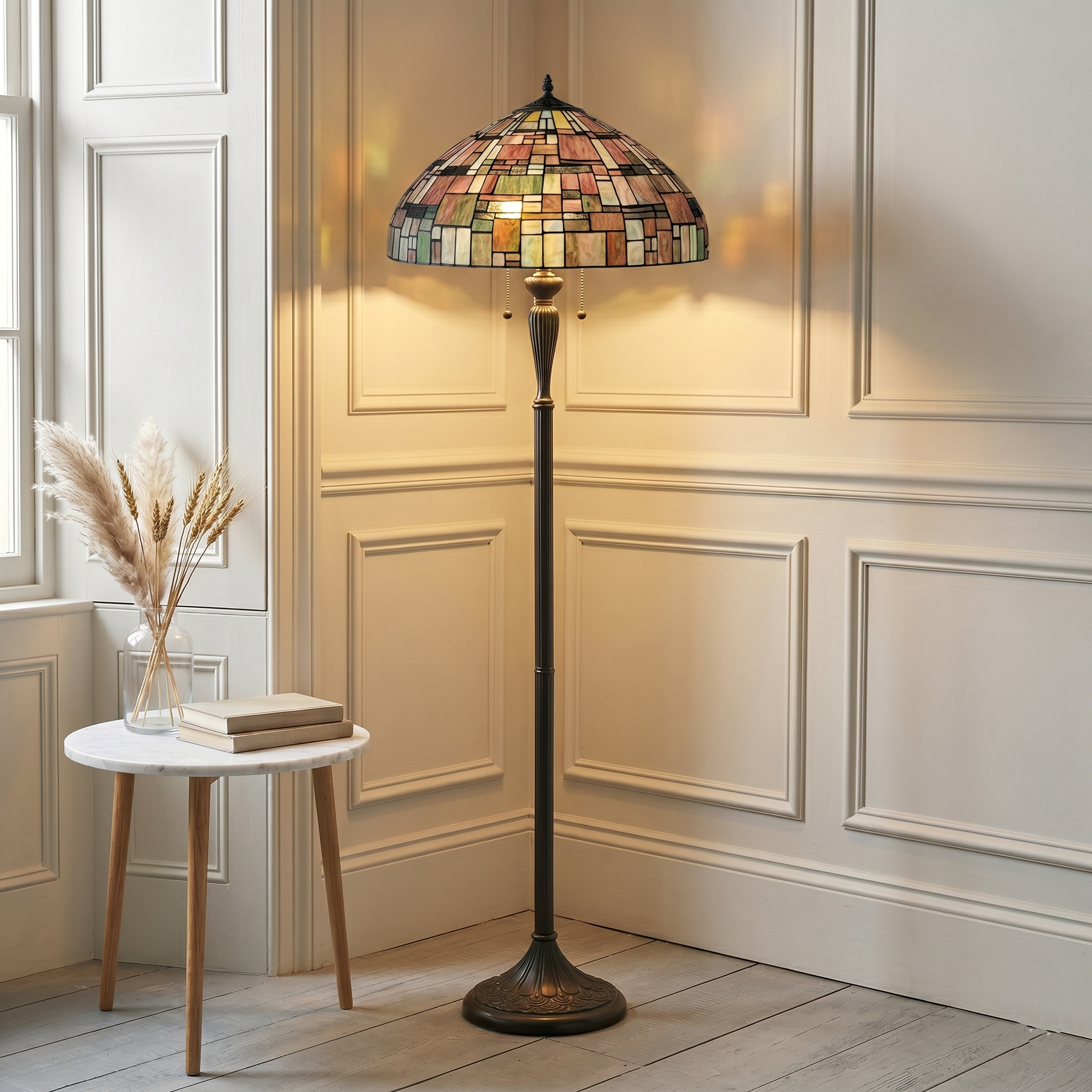 Falling Water Tiffany Floor Lamp - Tiffany Lighting Direct
