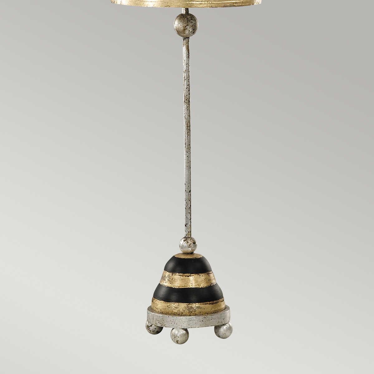 Flambeau Phoenician Gold & Black 1 Light Table Lamp-warehouse-25-09-26