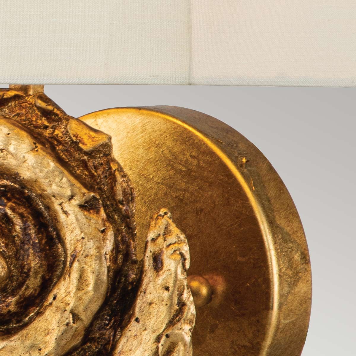 Swirl Large Gold Leaf Wall Light