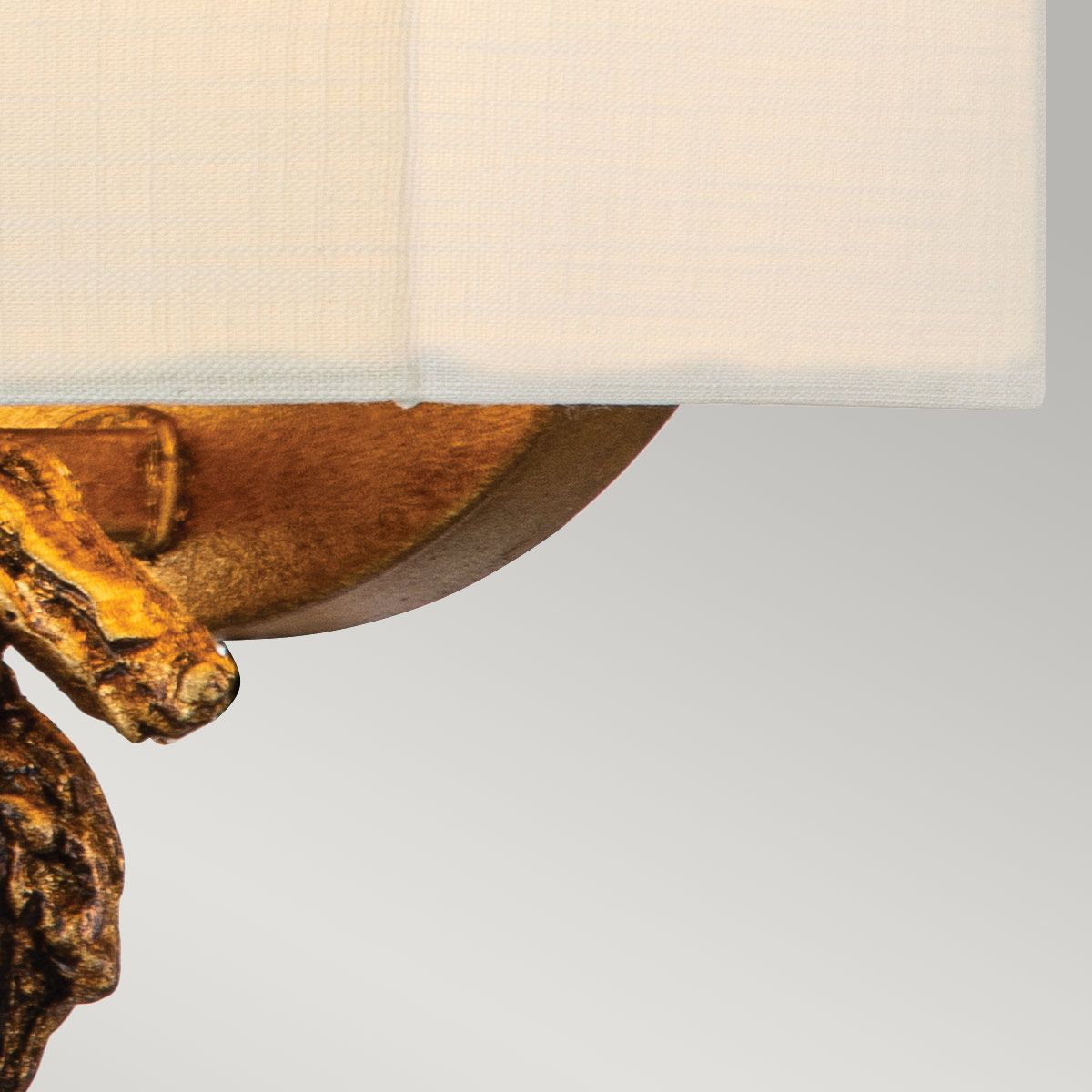 Swirl Small Gold Leaf Wall Light