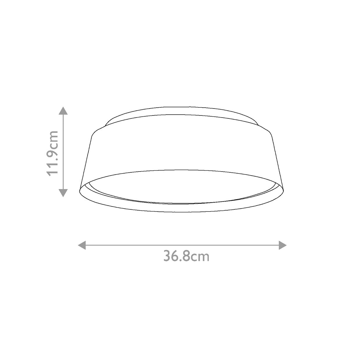 Feiss Asher 3 Light Matte White Flush Ceiling Light