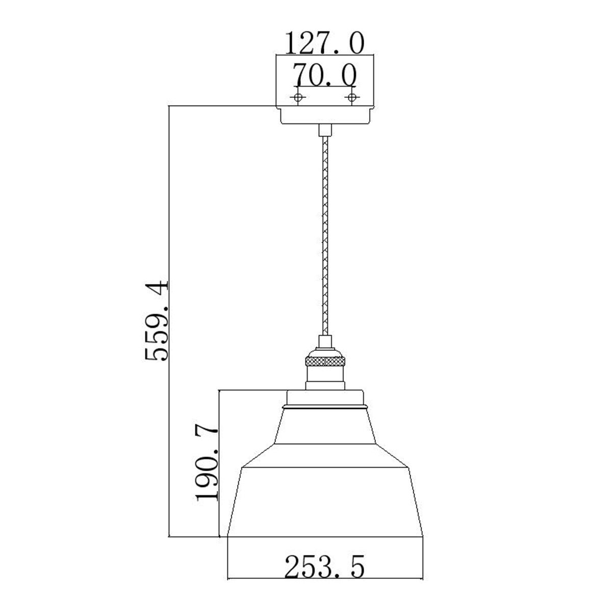 Feiss Baskin 1 Light Polished Nickel Ceiling Pendant