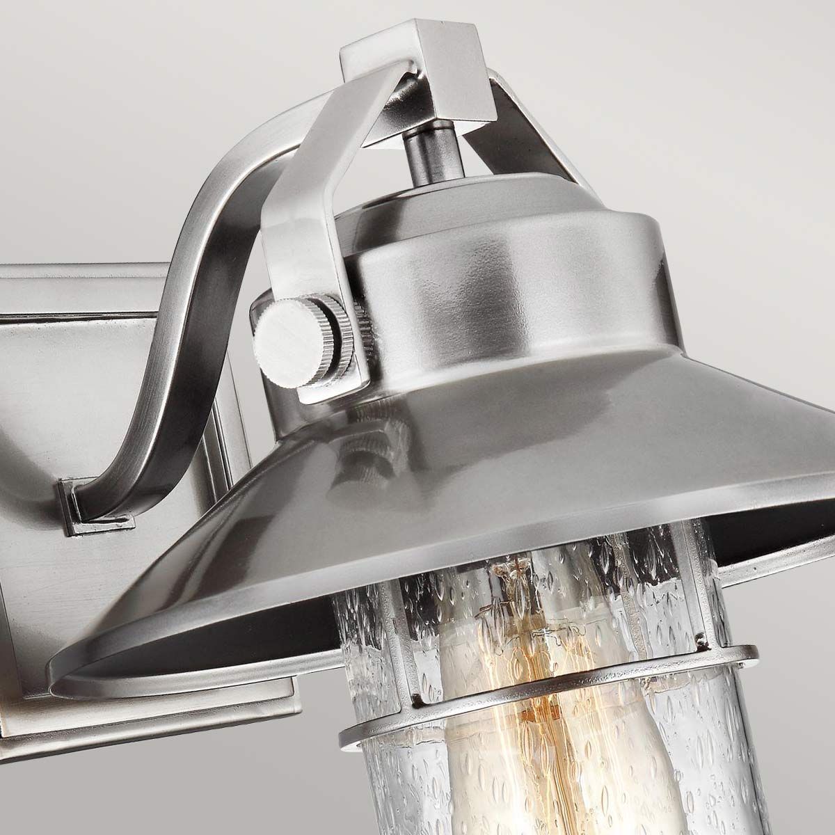 Boynton 1 Light Small Steel Outdoor Wall Lantern