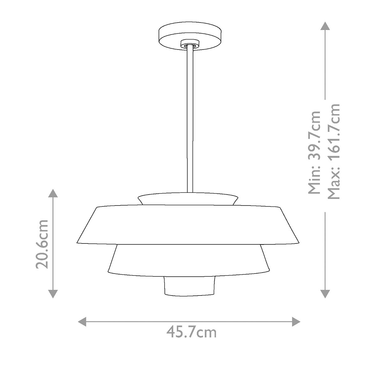 Feiss Brisbin 1 Light Burnished Brass Ceiling Pendant