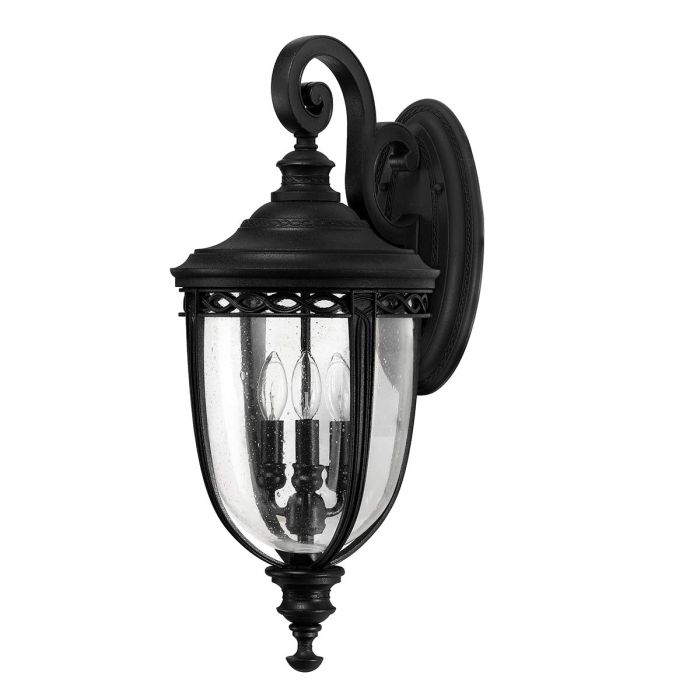 Feiss English Bridle Black Large Outdoor Wall Light