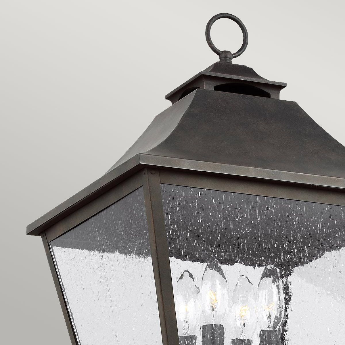 Galena 4 Light Lamp Post