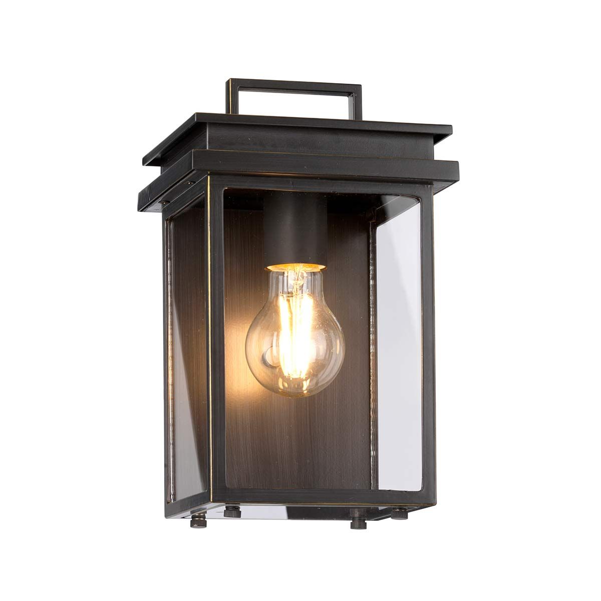 Glenview 1 Light Small Bronze Outdoor Wall Lantern FE-GLENVIEW-S by Feiss