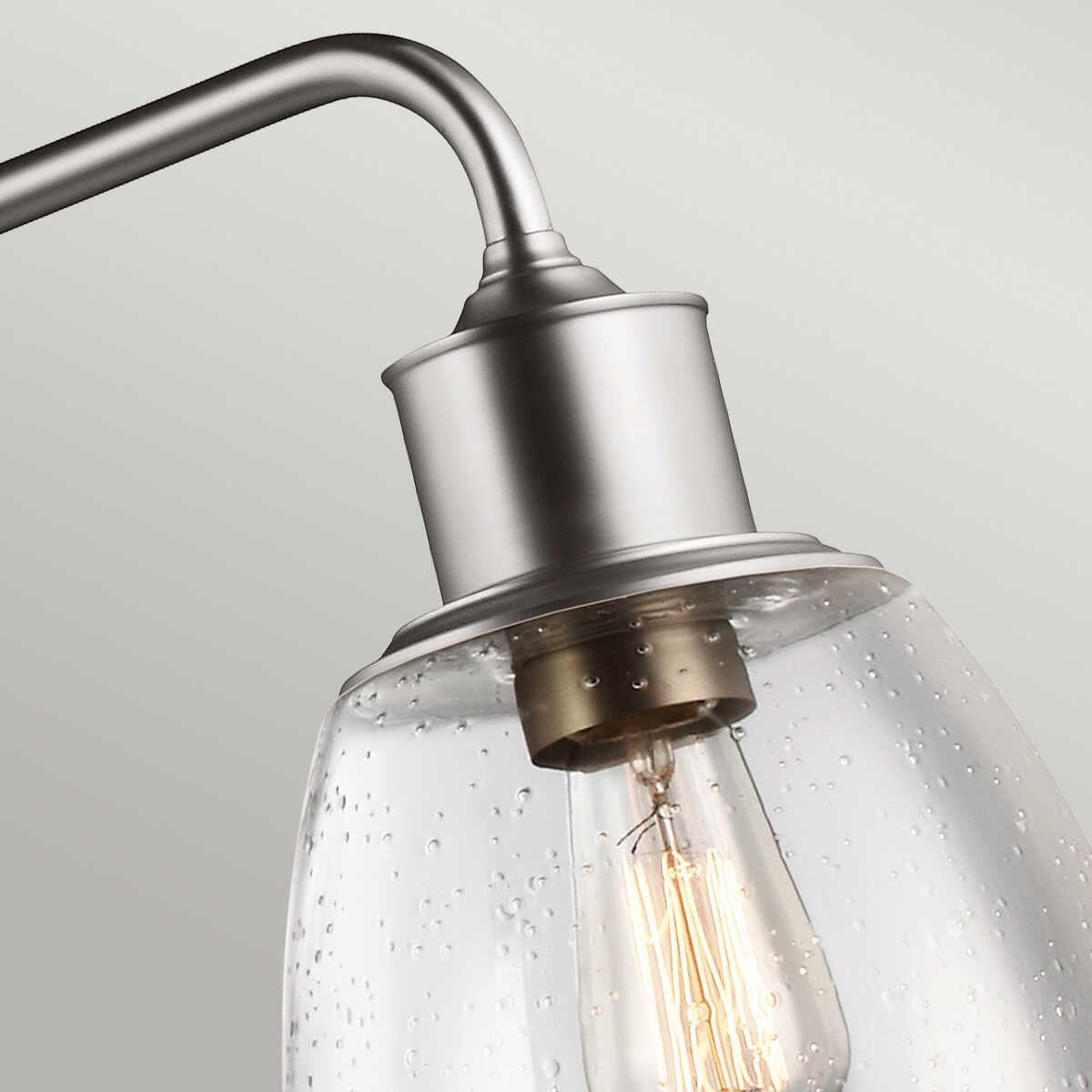 Feiss Hobson 3 Light Island Pendant Satin Nickel-OPEN-BOX-50-290626