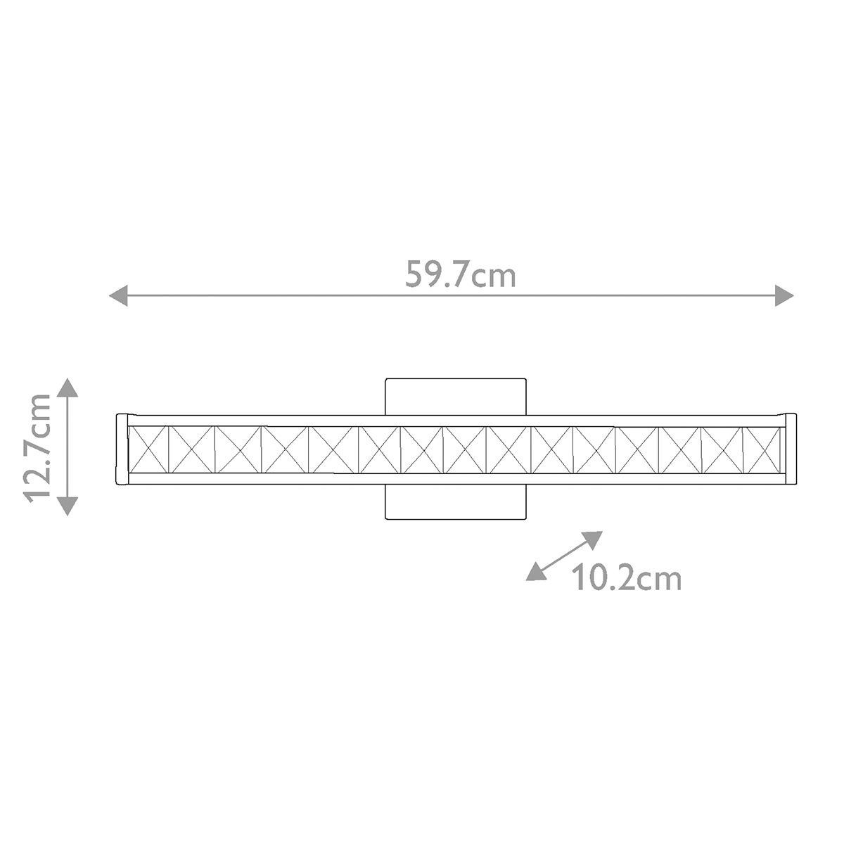 Feiss Jessie 1 Light LED Polished Chrome Bathroom Wall Light