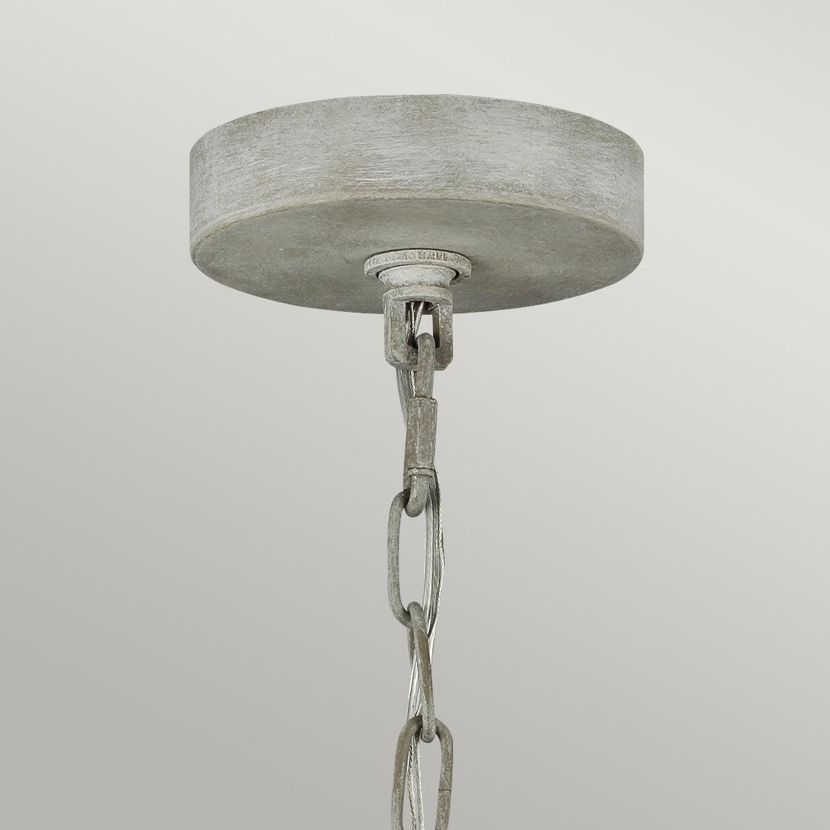 Elstead Lighting Feiss Maryville 3 Light Grey Chandelier-OPEN-BOX-50-270826