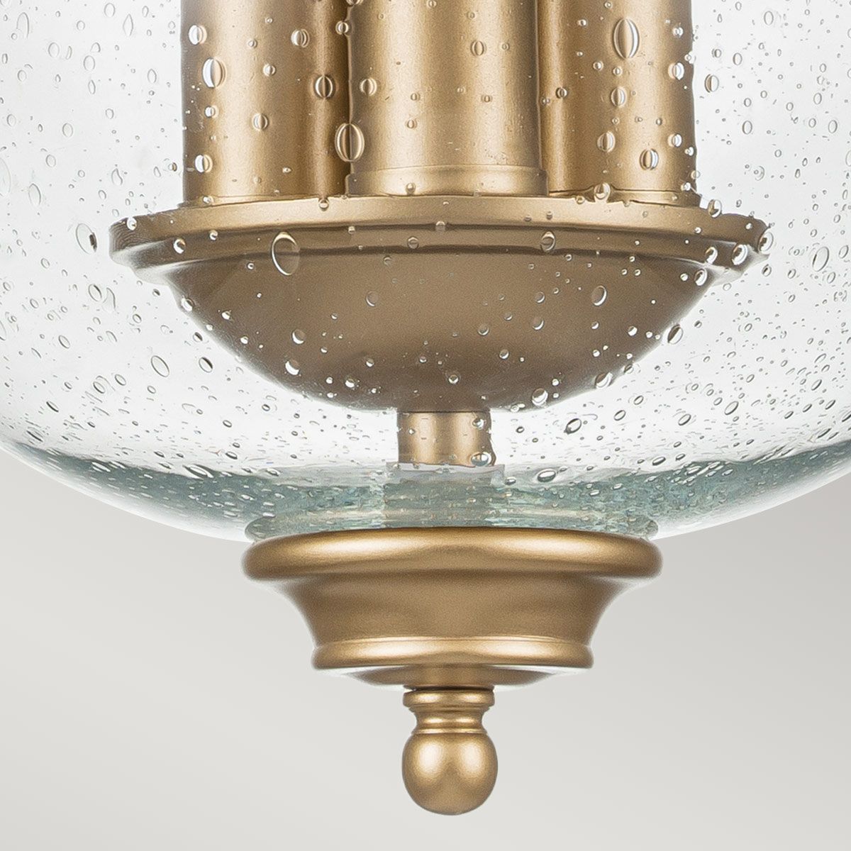 Pickering Lane 3 Light Semi Flush Painted Natural Brass