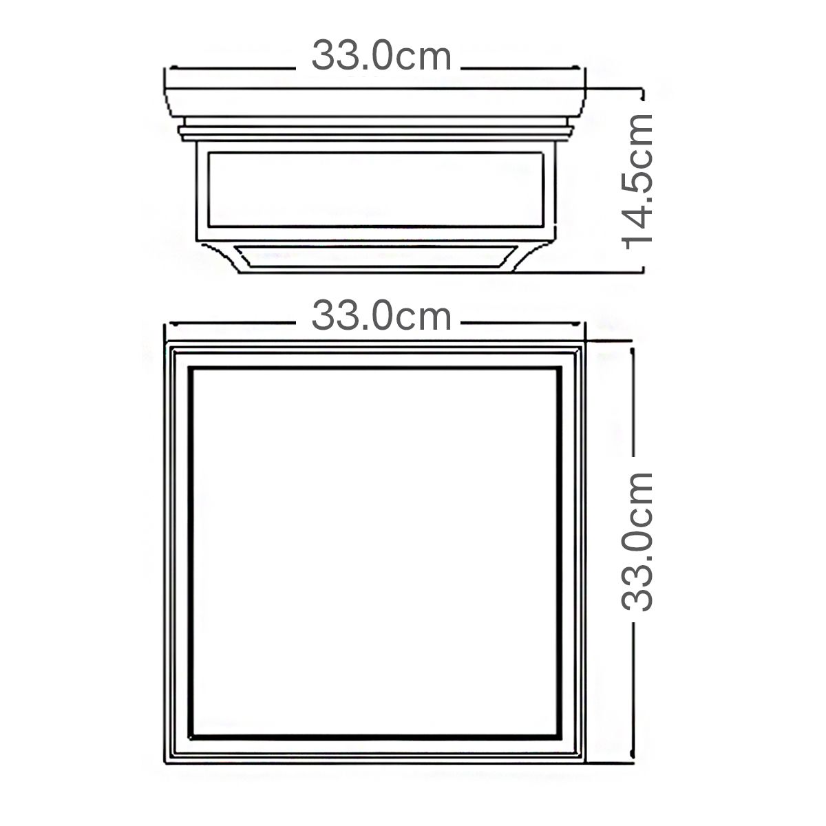 Feiss Shepherd Outdoor Weathered Zinc Flush Light