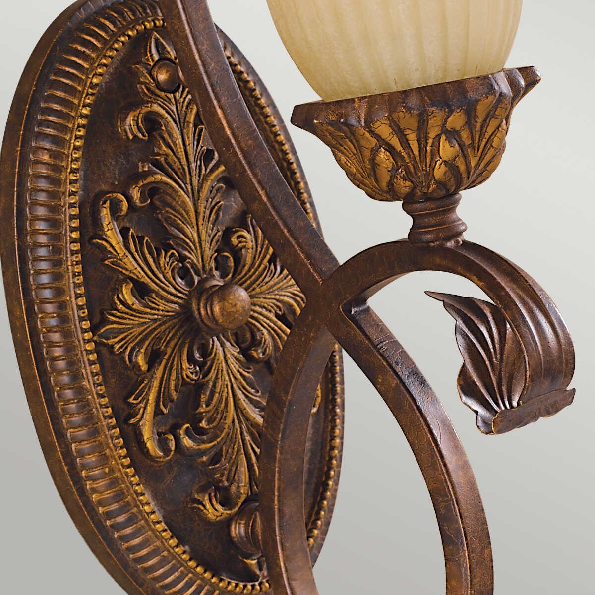 Feiss Sonoma Valley Tortoise Shell Single Arm Wall Light-warehouse-clearance-140826