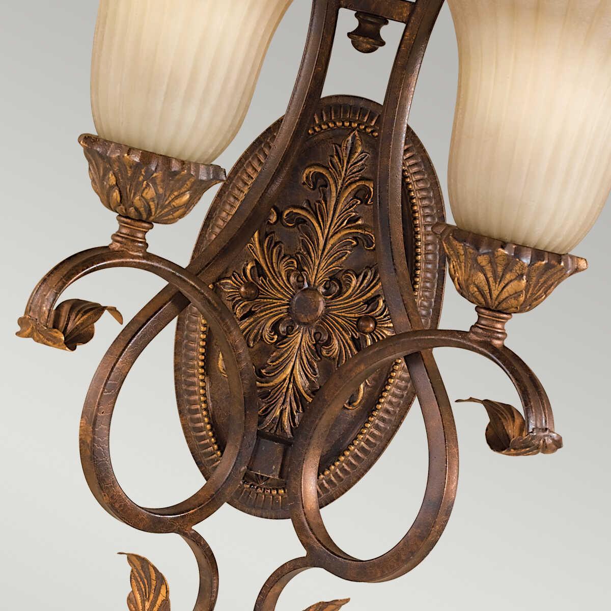 Feiss Sonoma Valley Aged Tortoise Shell Twin Arm Wall Light-warehouse-25-09-26