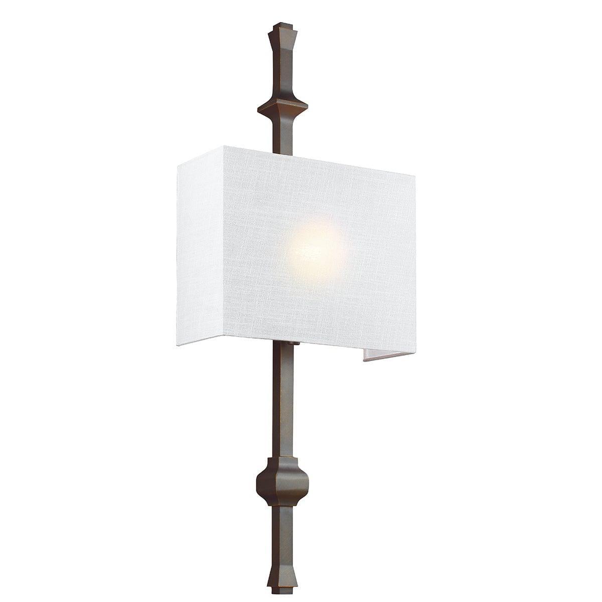 Feiss Teva 1 Light Antique Bronze Wall Light-warehouse-180926