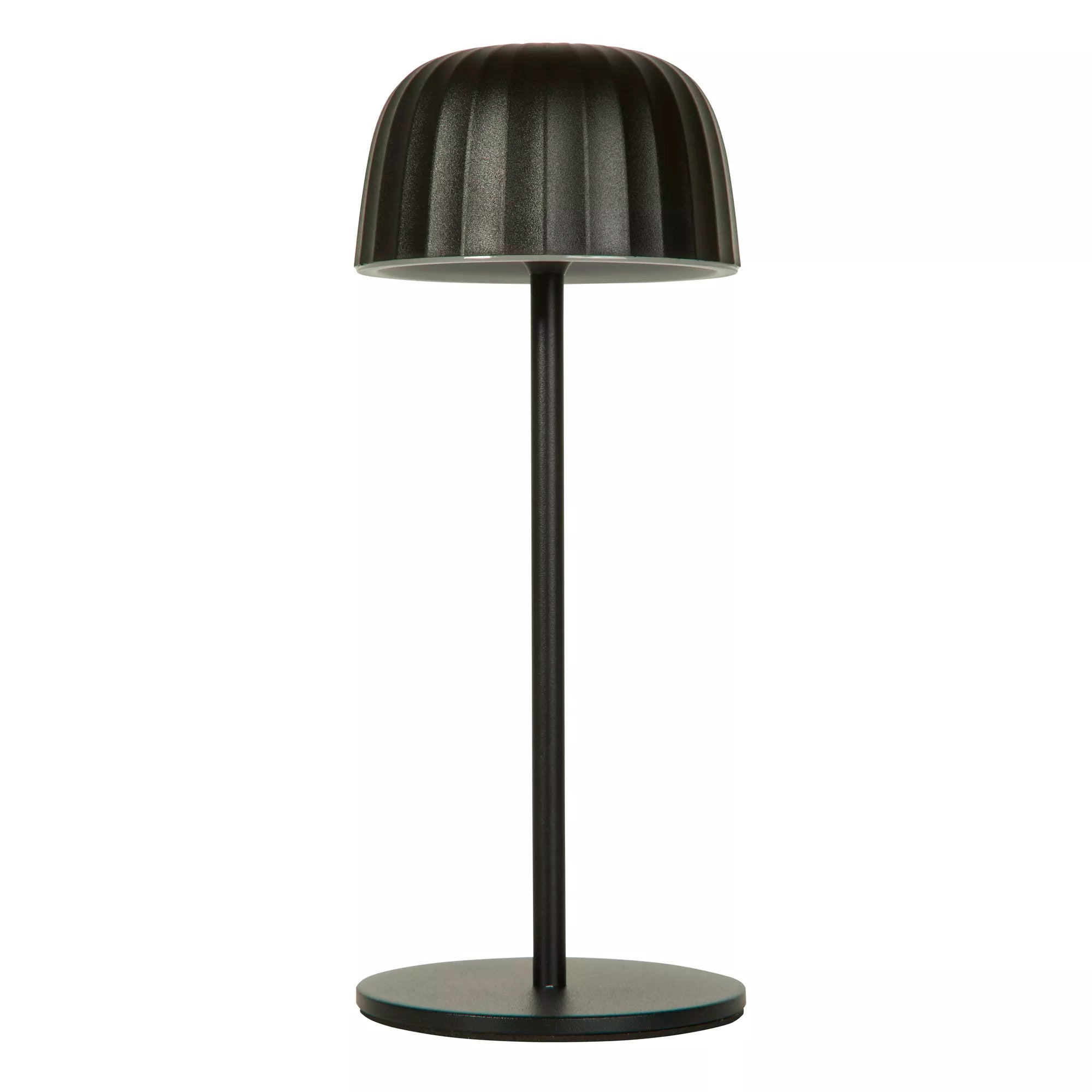 Ezra Black Outdoor Rechargeable LED Table Lamp