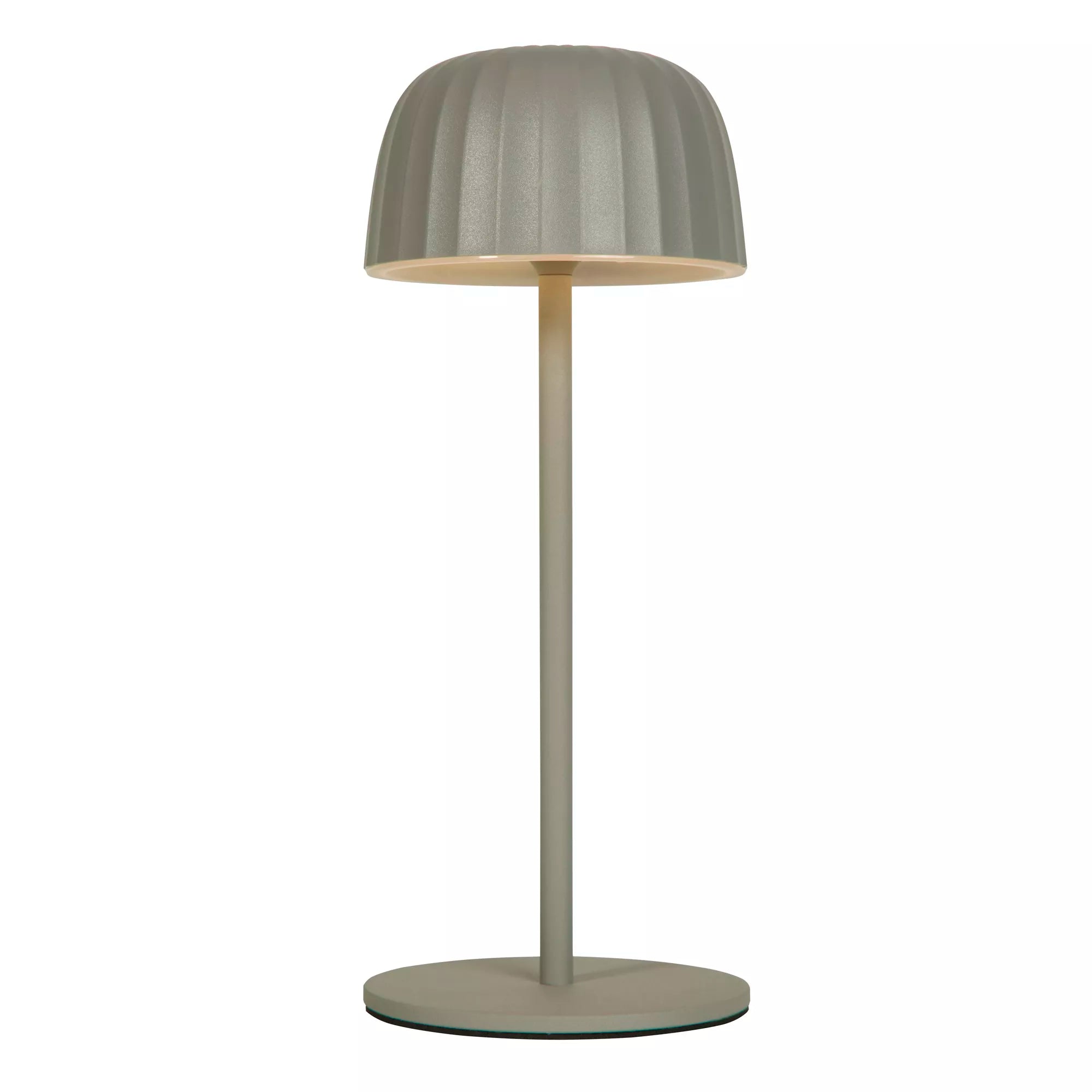 Ezra Grey Outdoor Rechargeable LED Table Lamp