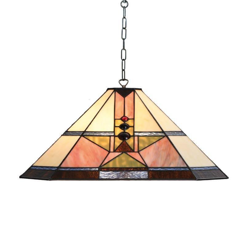 Glasgow Tiffany Pendant Ceiling Light-OPEN-BOX