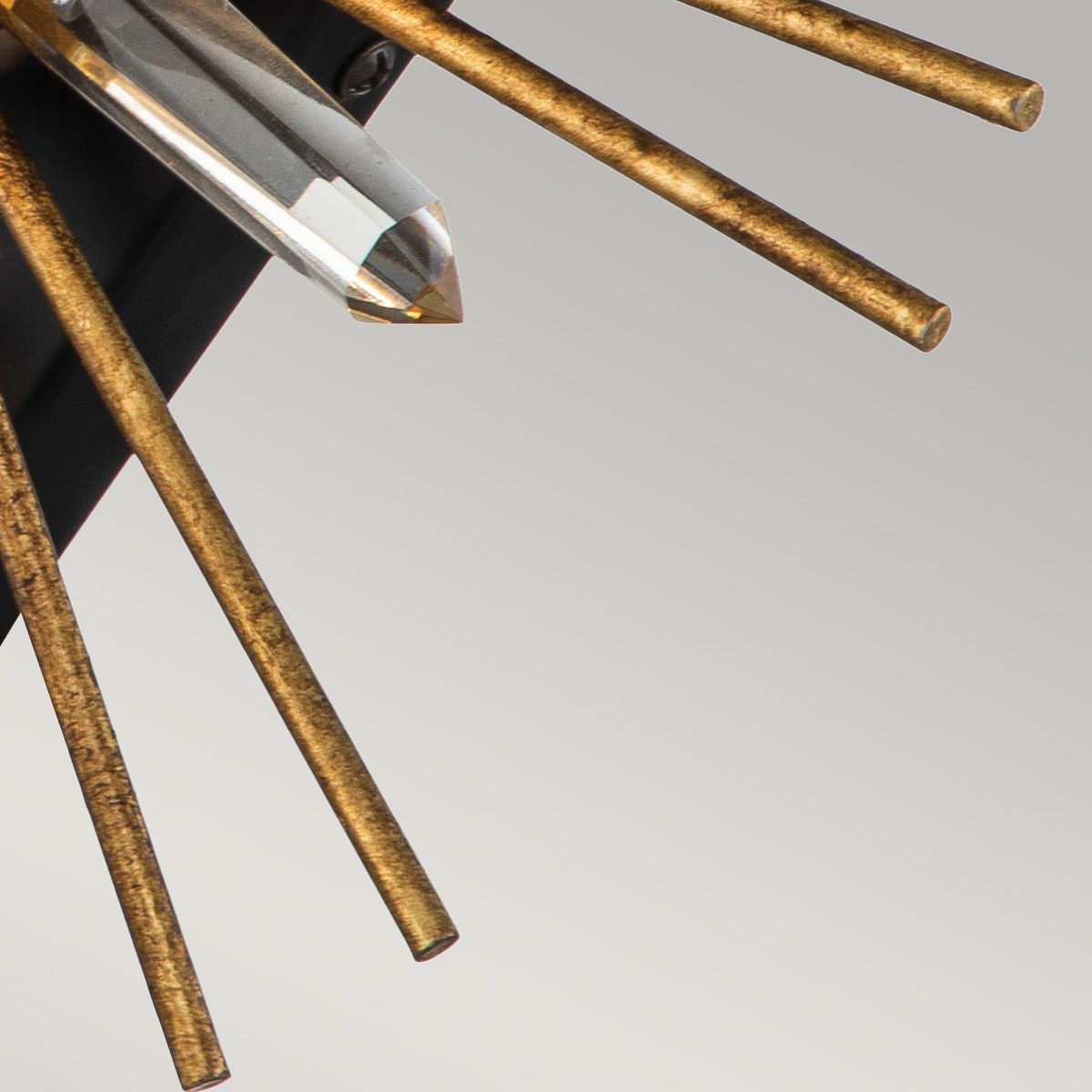 Sun King Gold Leaf Modern Wall Light