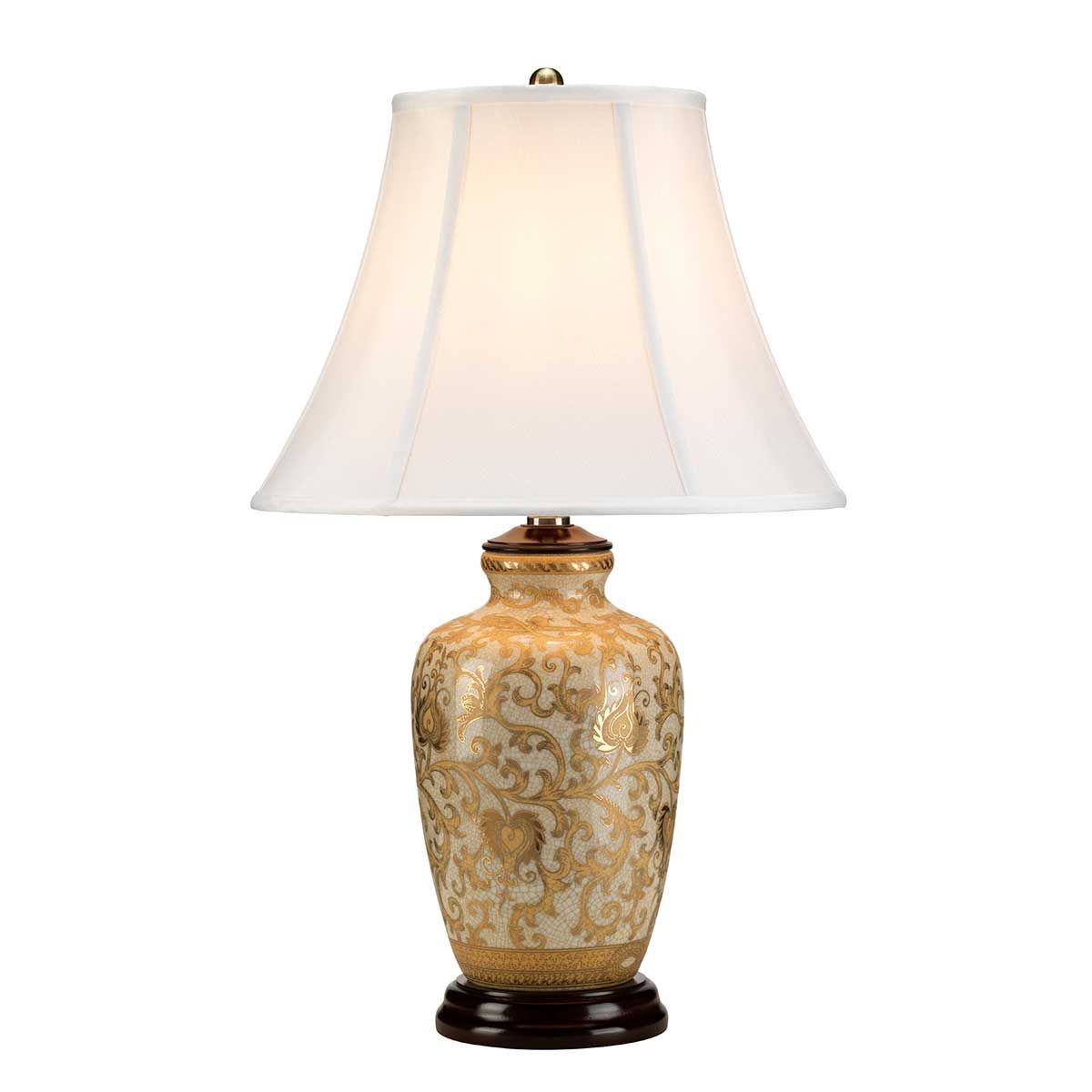 Gold Thistle 1 Light Ceramic Table Lamp
