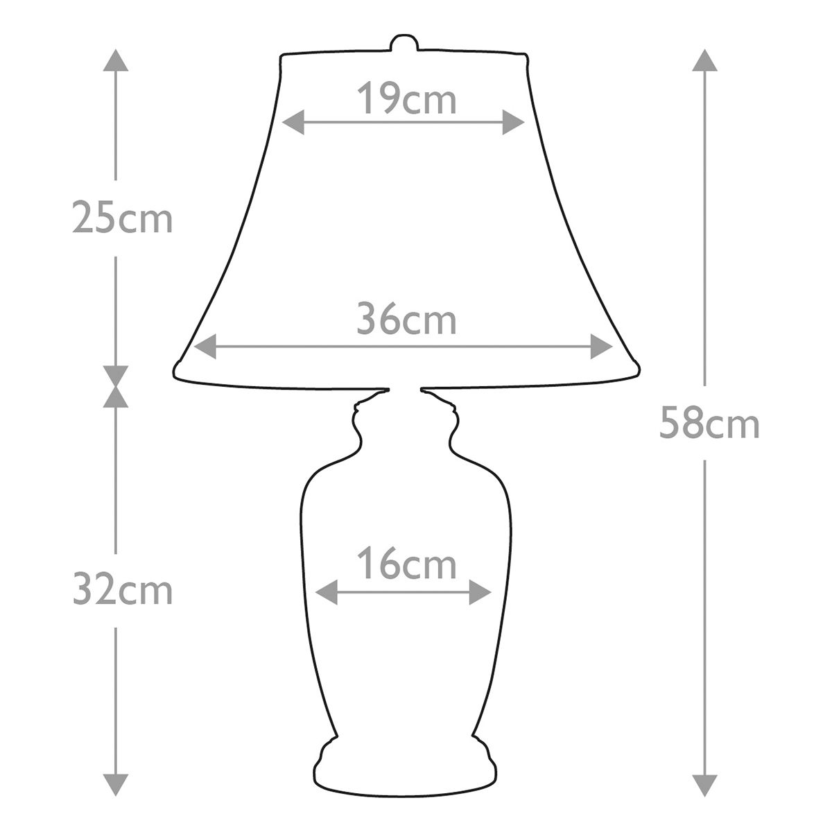 Gold Thistle 1 Light Ceramic Table Lamp