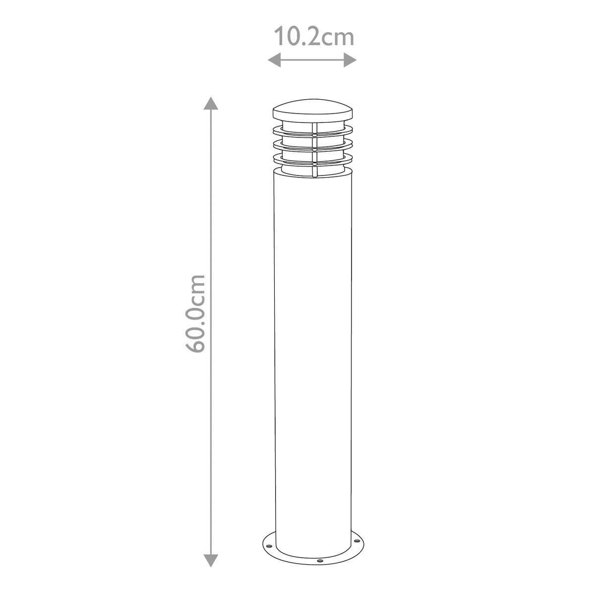 Elstead Sandbanks Stainless Steel Bollard Light