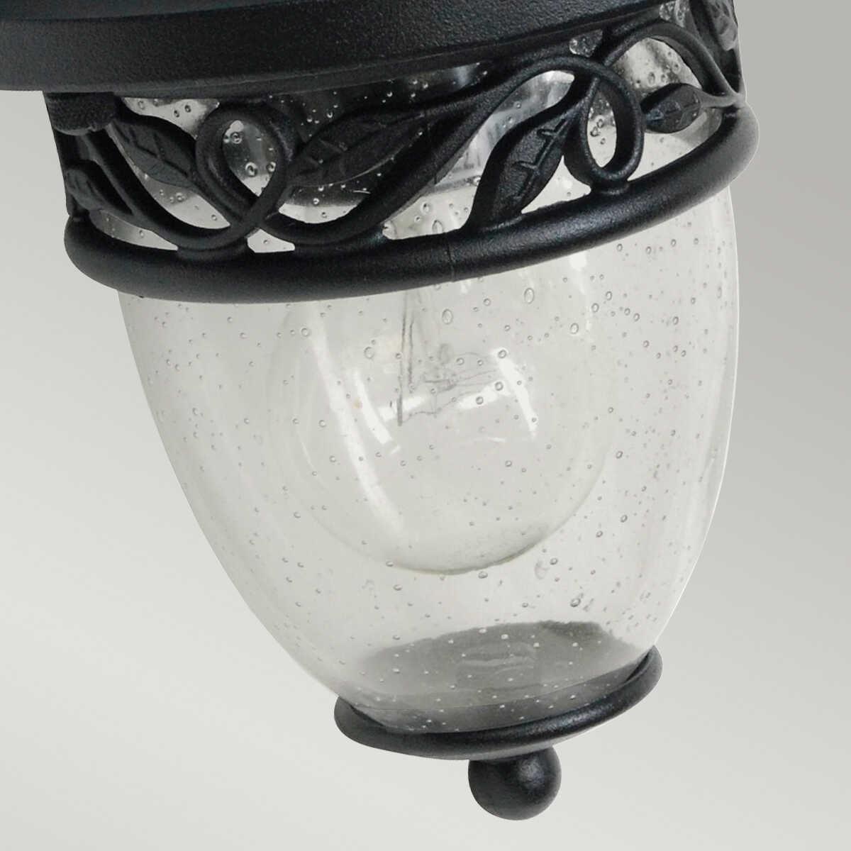 Elstead Burford Outdoor Black Wall Light-warehouse-clearance-140826