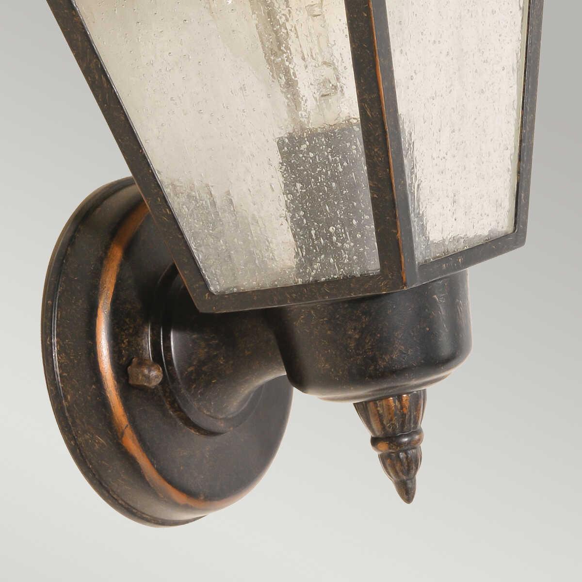 Elstead Highnam Weathered Bronze Outdoor Wall Light-clearance