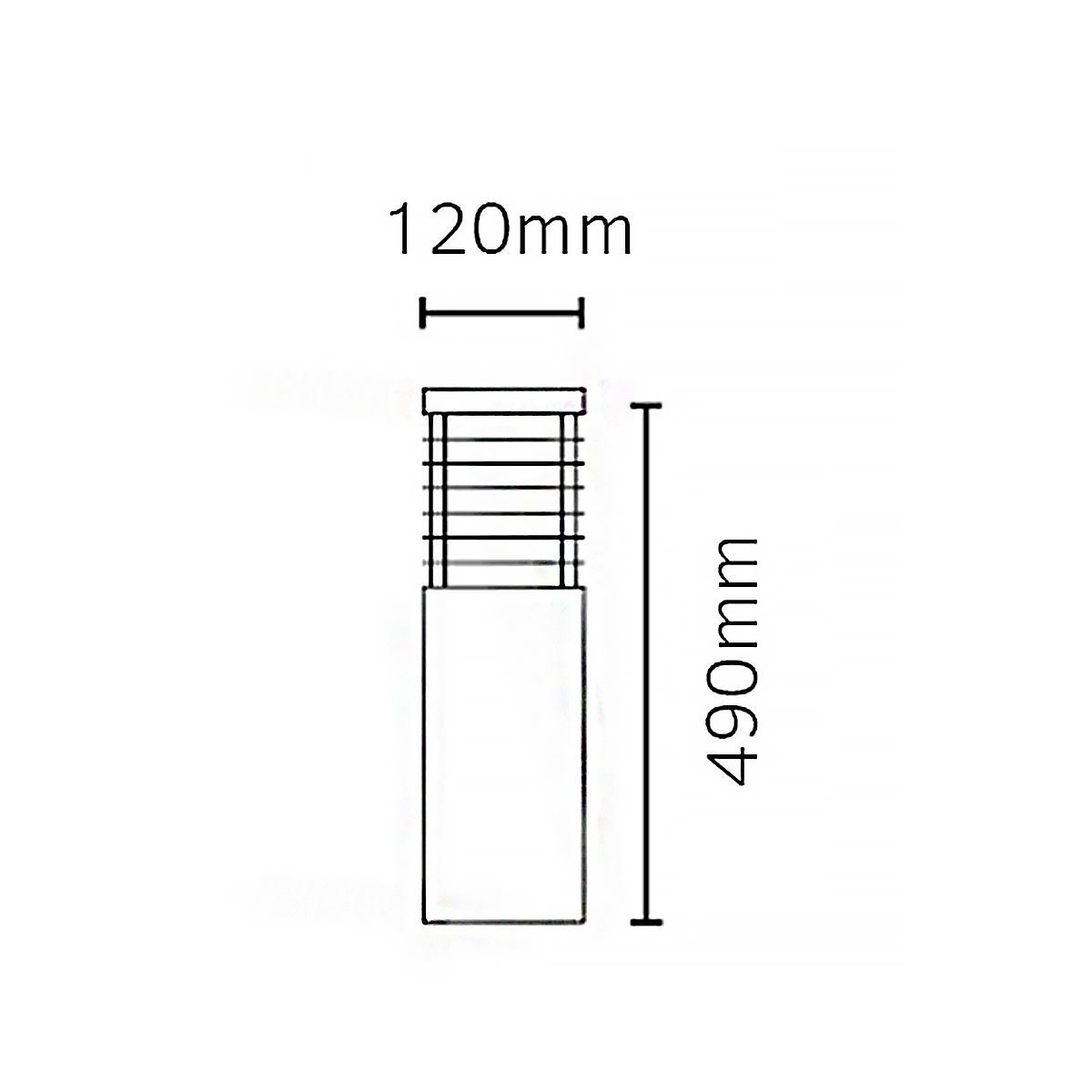 Elstead Halmstad Black Mini Bollard Light
