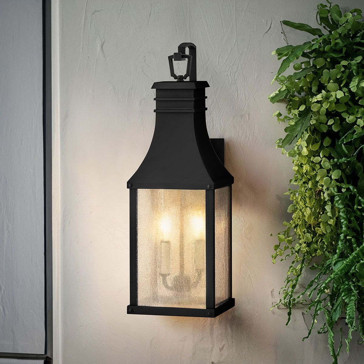 Beacon Hill Black Medium Outdoor Wall Lantern