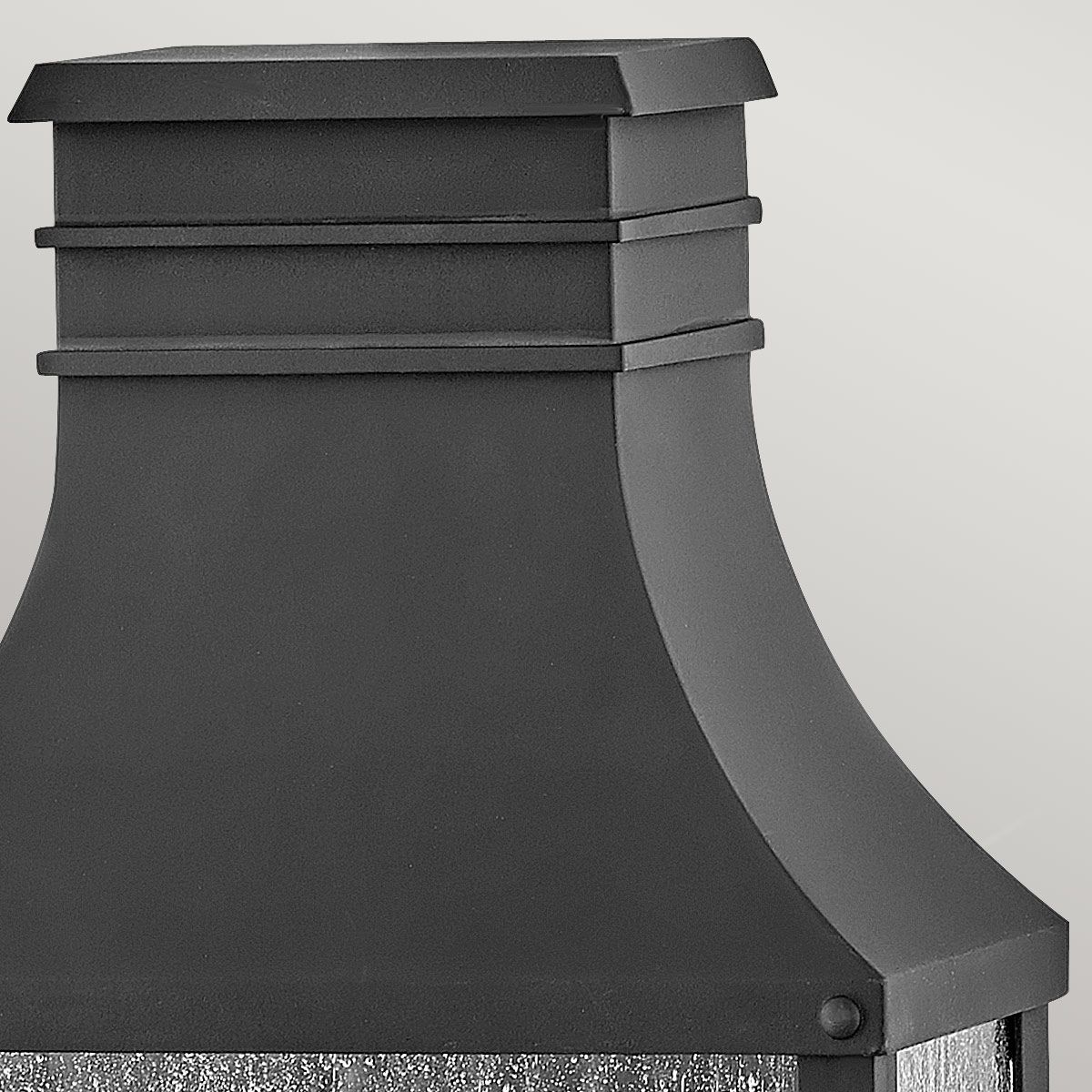 Beacon Hill Black Outdoor Half Wall Lantern