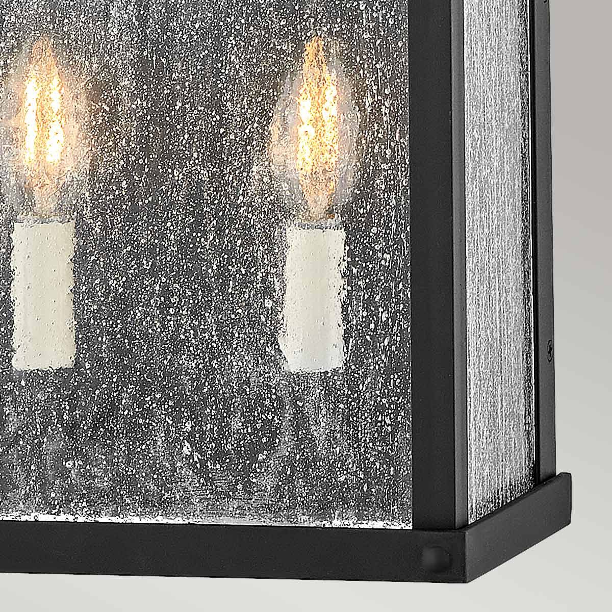 Beacon Hill Black Outdoor Half Wall Lantern