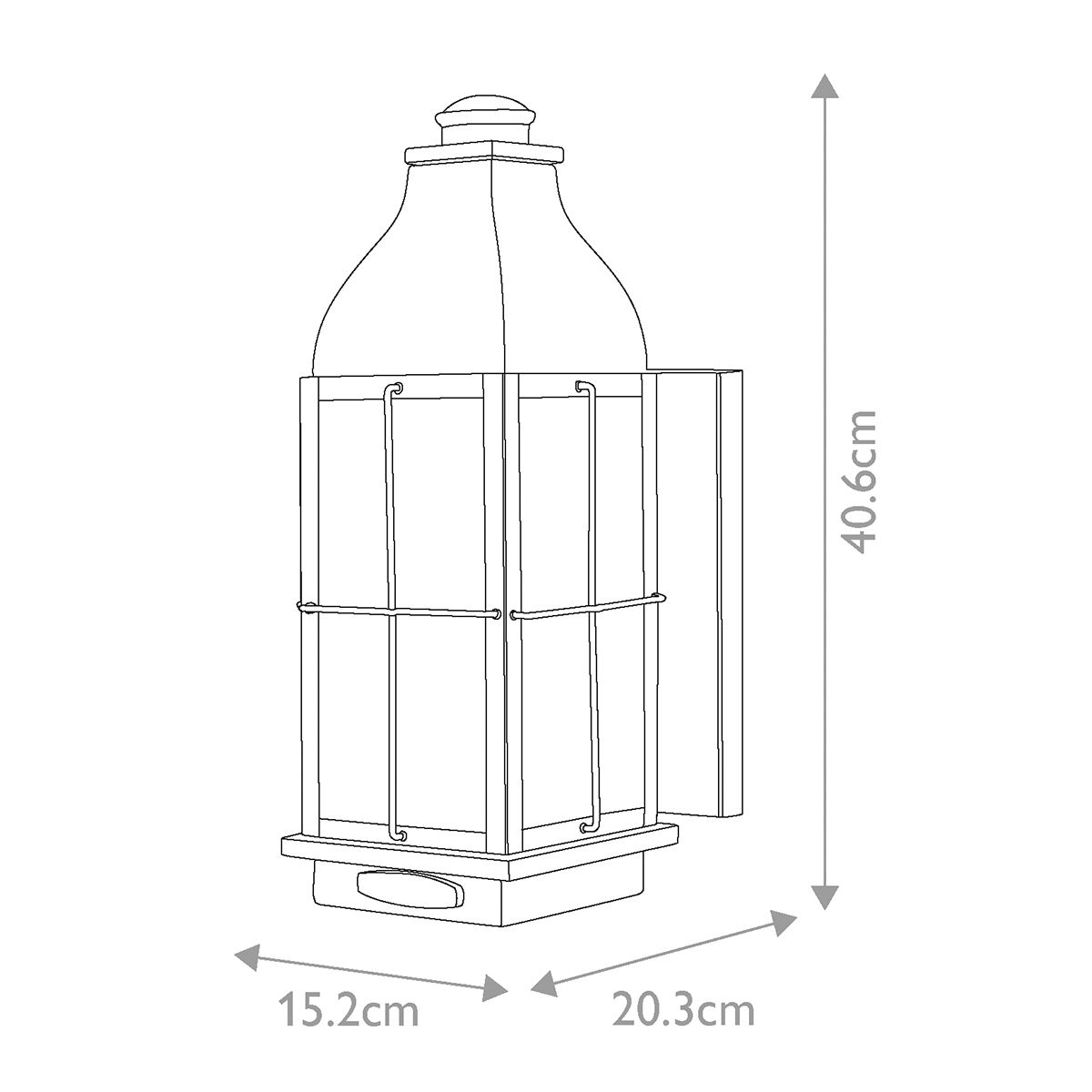 Hinkley Bingham Sienna Medium Outdoor Wall Light