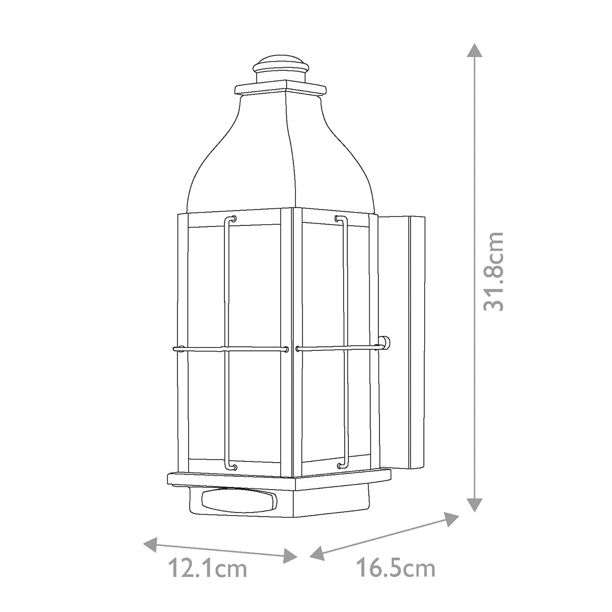 Hinkley Bingham Sienna Small Outdoor Wall Light-warehouse-25-09-26