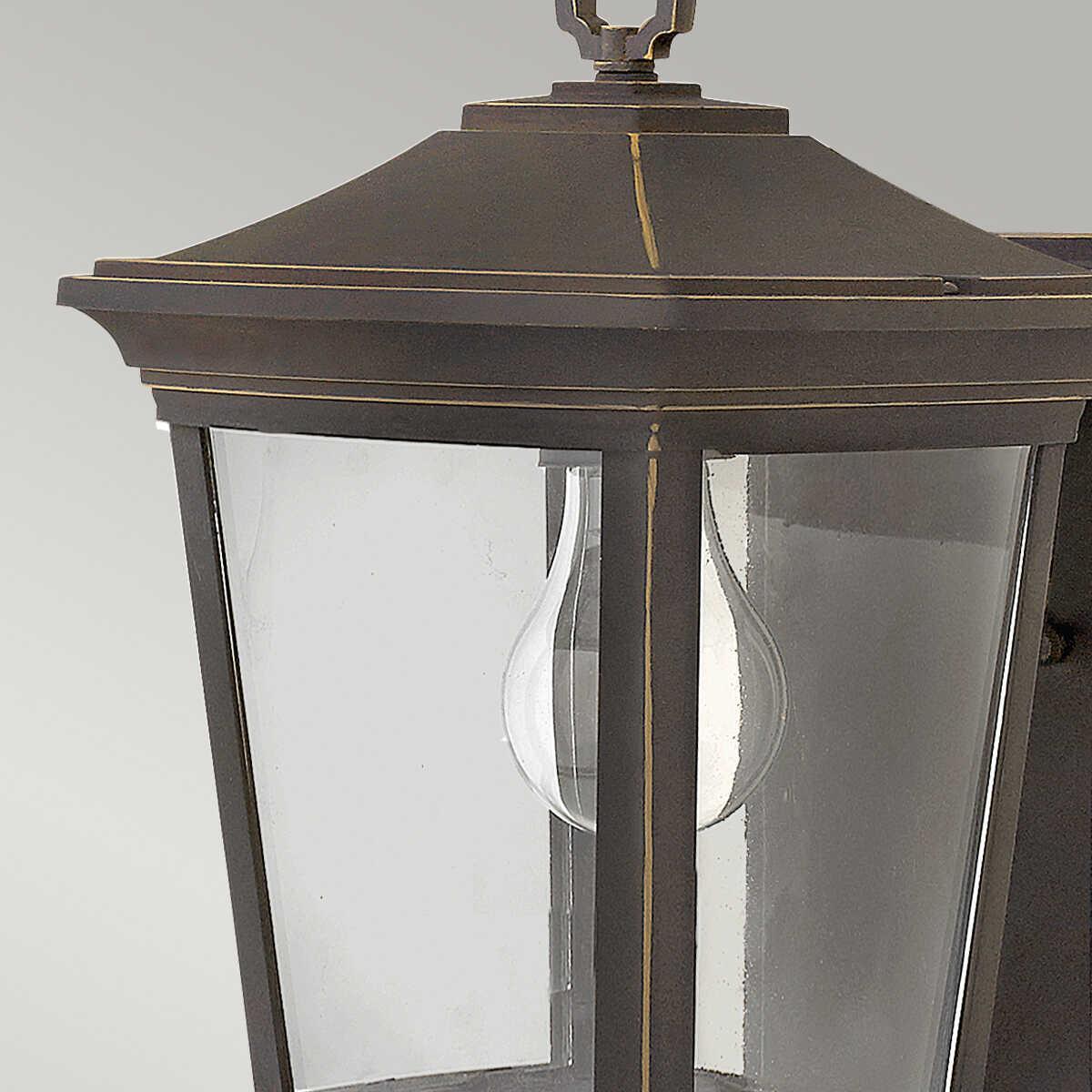 Hinkley Bromley Small Bronze Outdoor Wall Light-OB-35-25-09