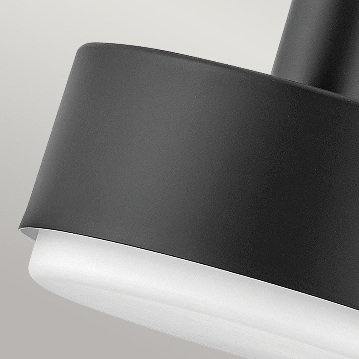 Hinkley Cedric Medium Black Flush Ceiling Light