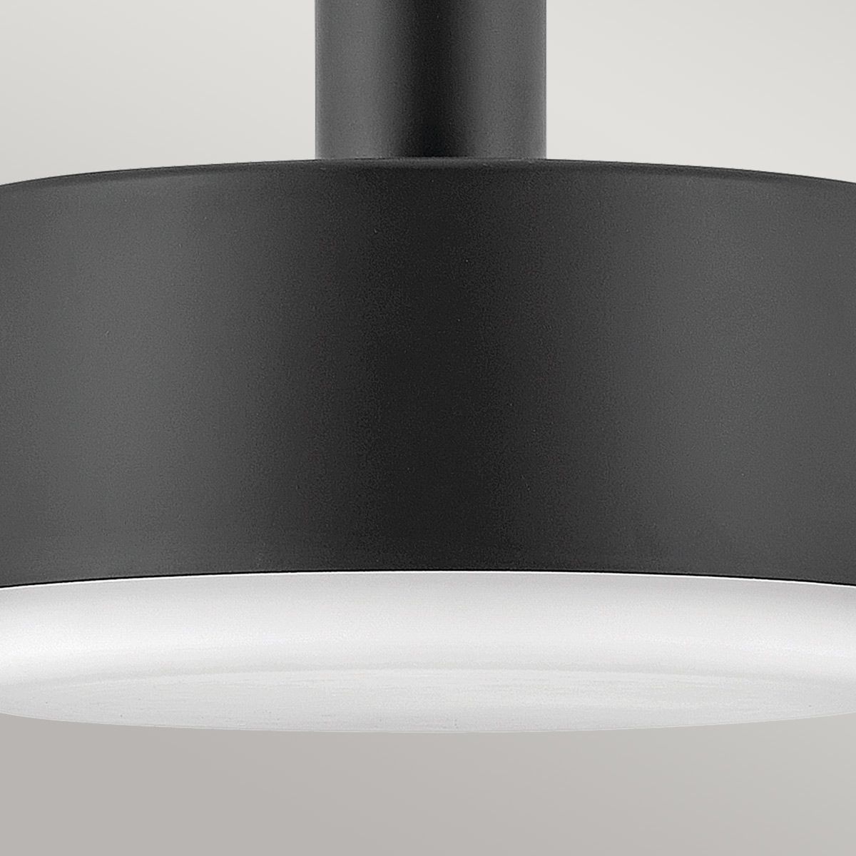 Hinkley Cedric Medium Black Flush Ceiling Light