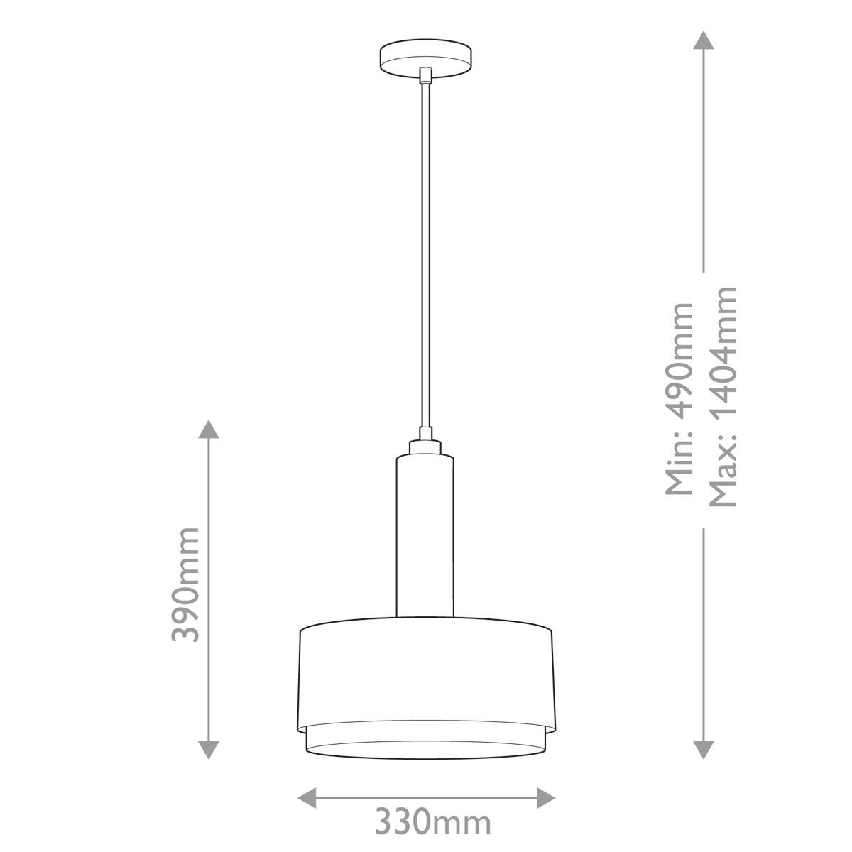Hinkley Cedric Medium Brass Flush Ceiling Light