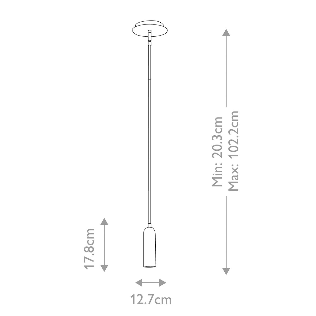 Dax Brass LED Mini Pendant-OPEN-BOX-50-290626
